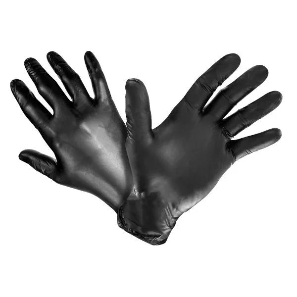 Medium Black Nitrile Gloves