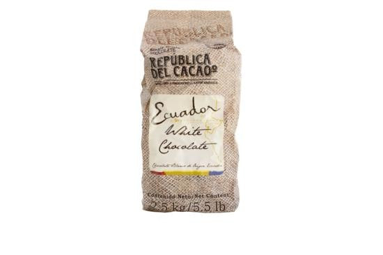 White Chocolate with Roasted Corn 33% Rounds: 5.5lbs