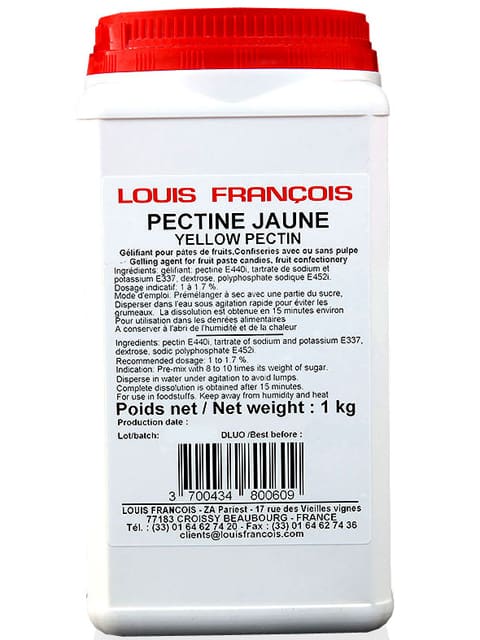 Pectin Yellow Jaune: 1kg