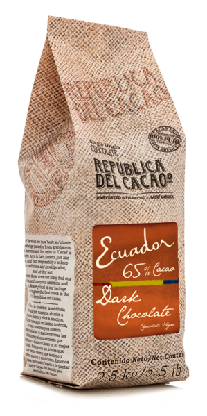 Ecuador 65% Dark Rounds: 16.5lbs