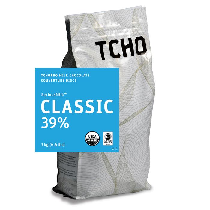 Milk Chocolate 39% Organic: 3kg