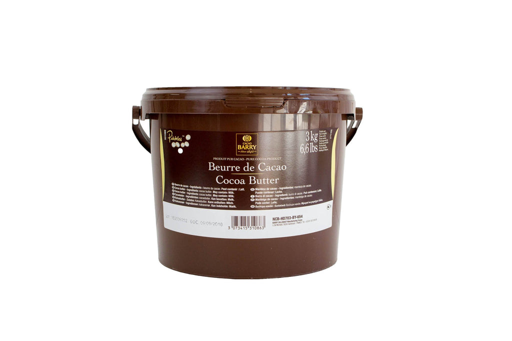 Cocoa Butter Pistoles Ez-Melt: 6.6lbs
