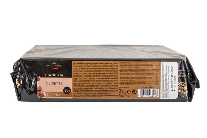 Milk Hazelnut Gianduja block: 3kg