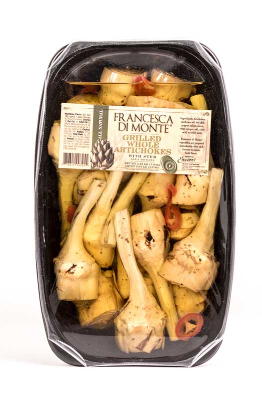 Artichokes Grilled Whole Stem: 2.65Lbs