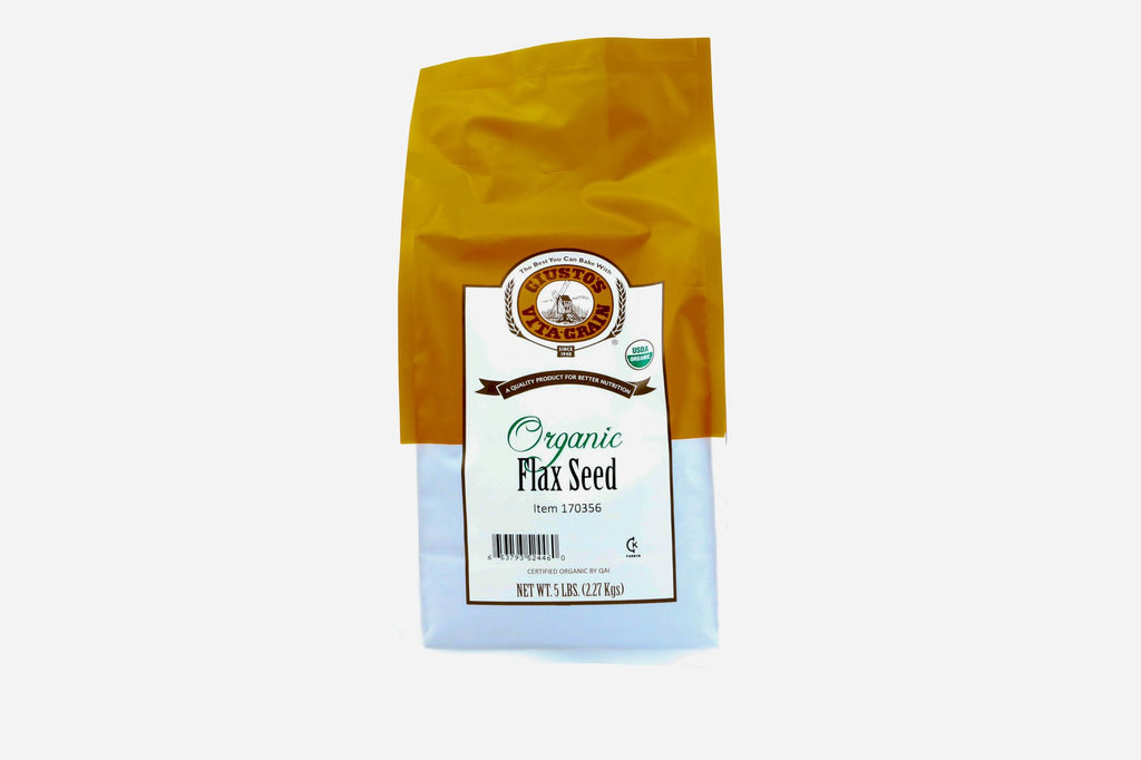 Flax Seeds Organic: 5lbs