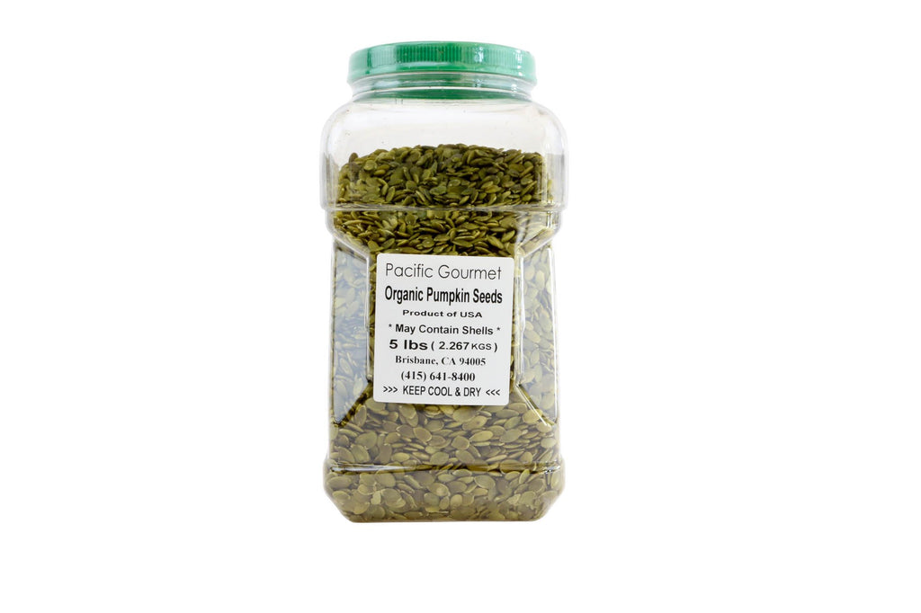 Pumpkin Seeds Hulled Organic: 5lbs