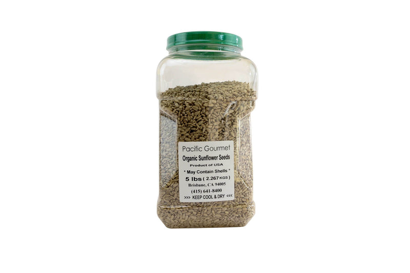 Sunflower Seeds Hulled Organic: 5lbs