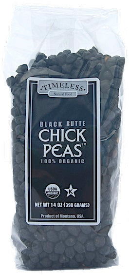 Black Butte Chickpeas (Black Garbanzo Beans) Organic: 10lbs | 15% Discount