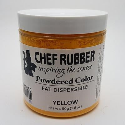 Food Color Powder - Yellow (Fat Dispersible): 50 Gr