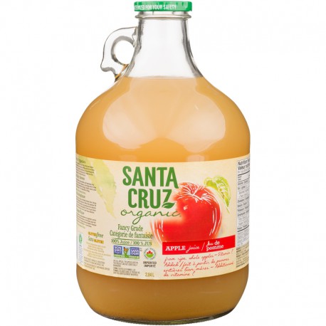 Apple Juice Unfiltered Organic: 96oz
