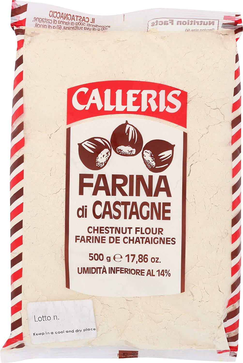 Chestnut Flour: 1.1lbs