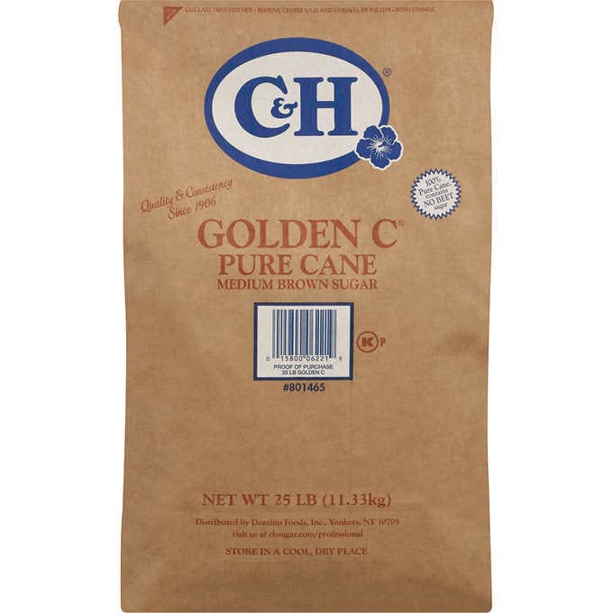 Golden Brown Sugar: 25Lbs