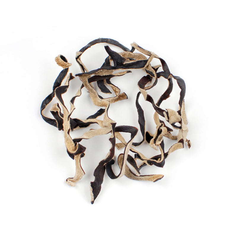 Wood Ear Black Fungus Strips Dried: 5lbs