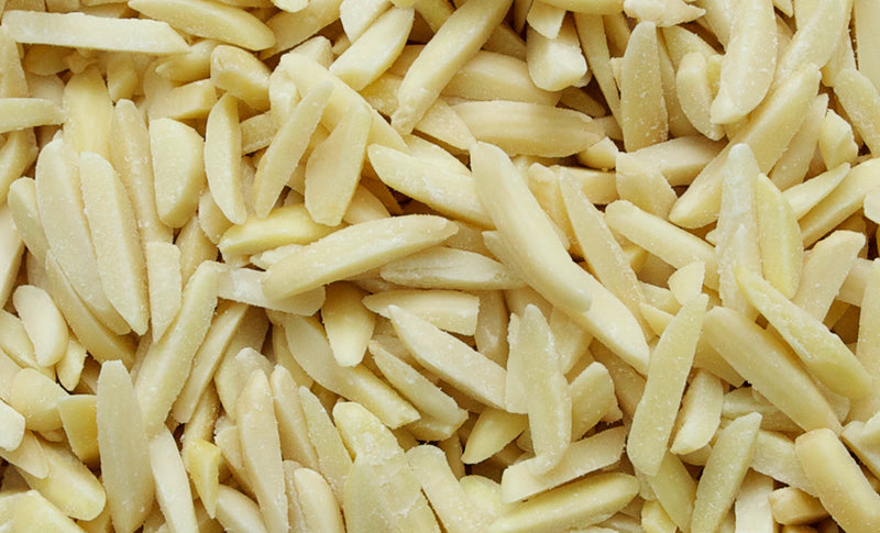 Almonds Slivered Blanched: 25lbs