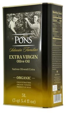 Extra Virgin 100% Organic: 3L