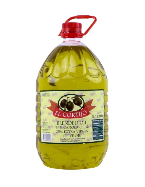 Canola & Extra Virgin Blend 25/75%: 5L