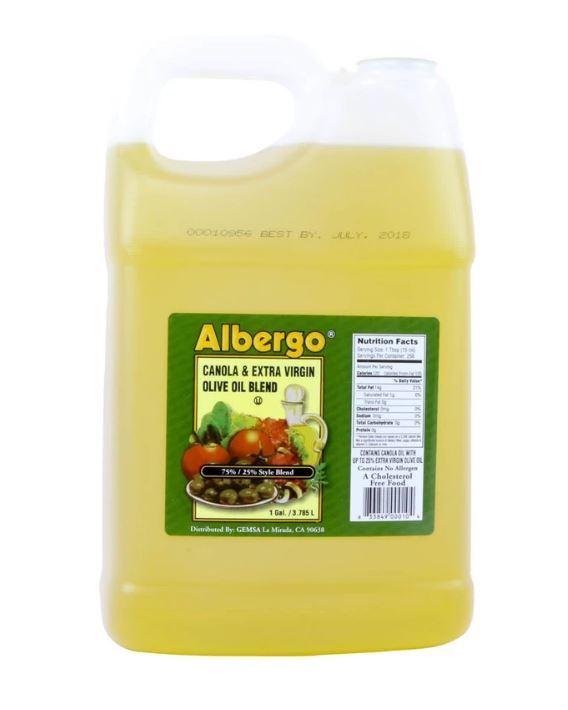 Canola & Extra Virgin Blend 75/25%: 1 gal