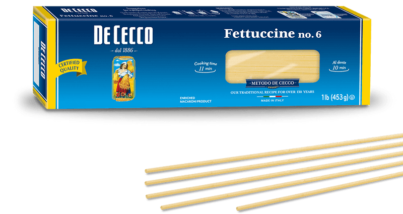 Fettuccine: 1lb