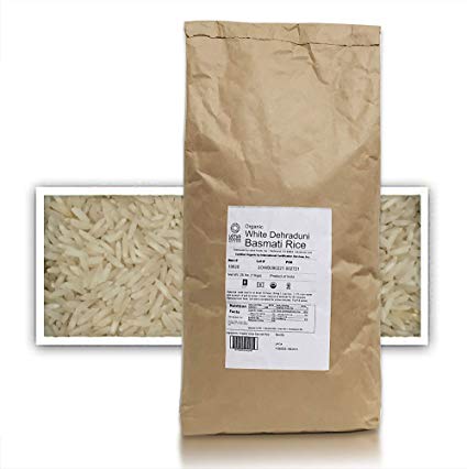 Basmati Traditional White Organic: 25lbs