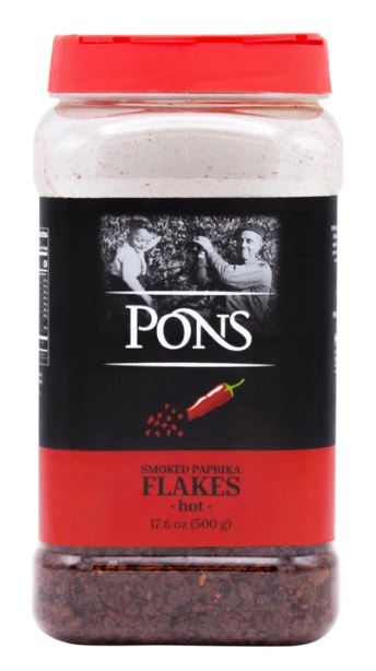 Smoked Hot Paprika Flakes: 500gr