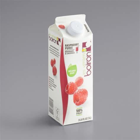 Raspberry Ambient Fruit Puree 100%: 1 Liter