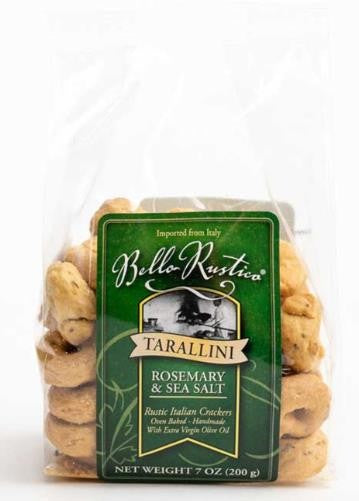 Tarallini Rosemary Crackers: 12 x 7 oz Case