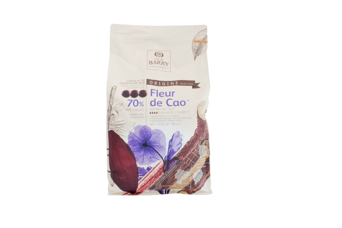 Chocolat pur noir - Cacao Barry - 11 lbs