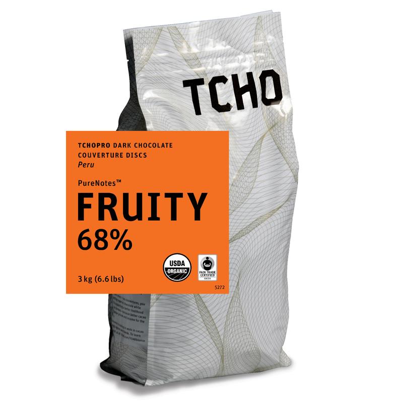 Tcho Pro "Fruity 68%" Discs: 3kg