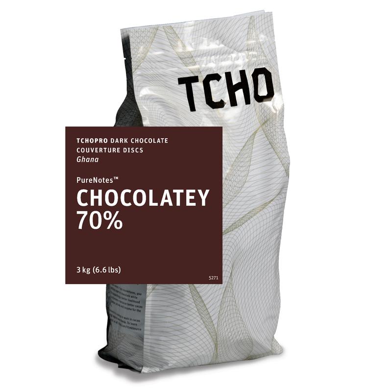 Tcho Pro 70% Chocolatey Discs: 3kg