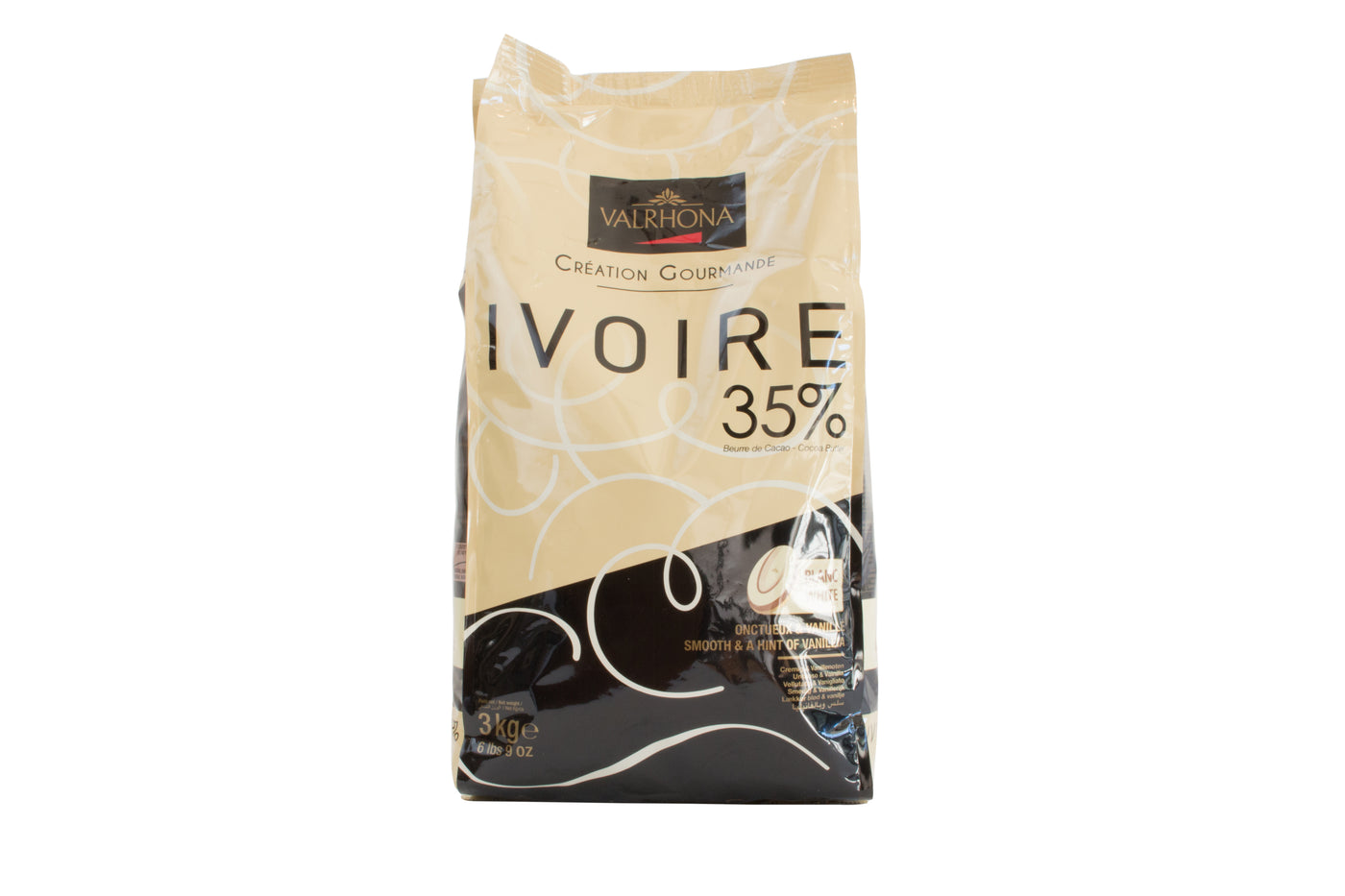  Valrhona White Chocolate Couverture Ivoire 35% Cocoa