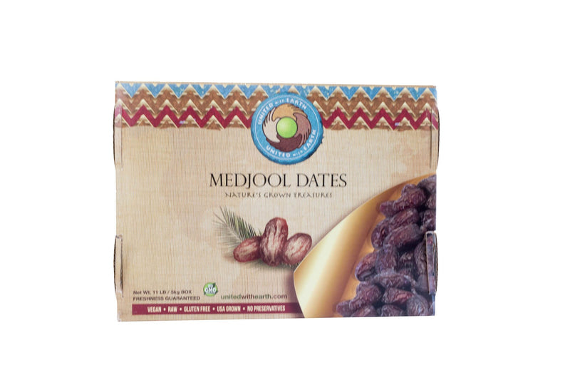 Dried Dates Medjool Unpitted Organic: 1 lb