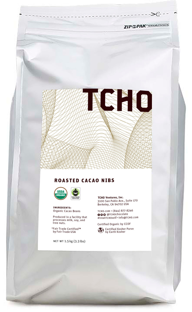 TCHO Organic Cocoa Nibs: 1.5kg