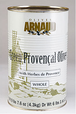 Green Olives W/ Herbs: 9lbs
