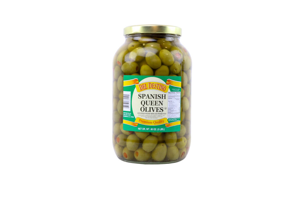 Olives Pimento Stuffed Green Queen: 1 gal
