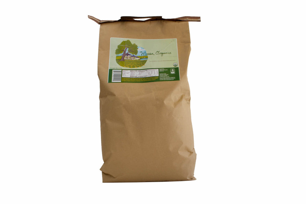 Brown Medium Grain Rice Organic: 20lbs