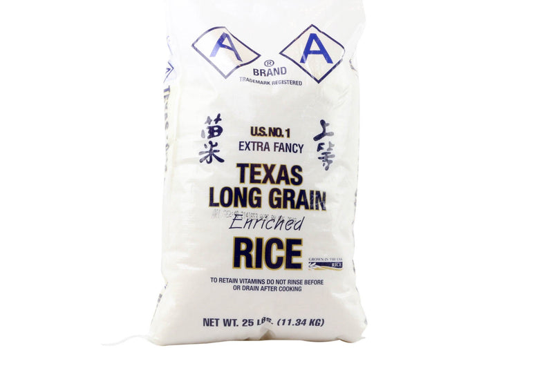 Long Grain White Rice: 25lbs