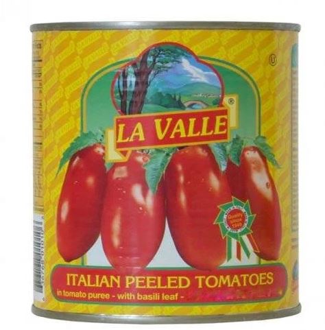 Tomato Whole Peeled: 3kg (6.6Lbs)