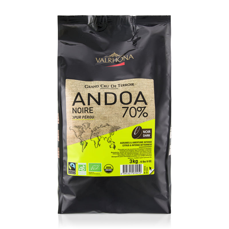 Andoa 70% Organic Feves: 3kg