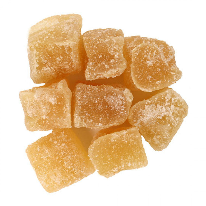Candied Ginger Large Dice: 5lbs