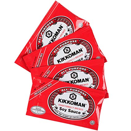 Soy Sauce Packets: 6ml