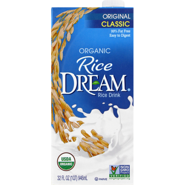 Rice Milk Organic: 12 x 32 oz