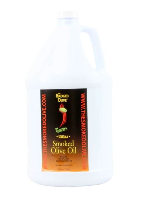 Smoked Olive Oil: 1 gal