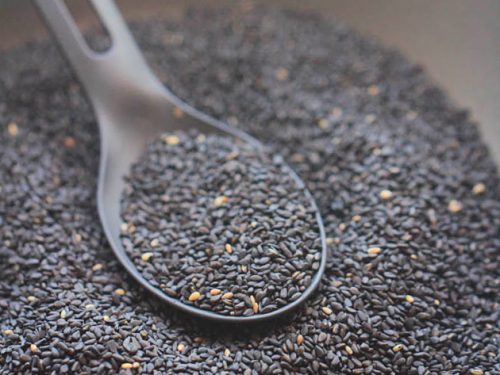 Sesame Seeds Toasted Black: 2lbs