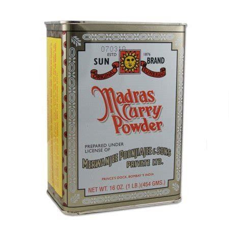 Curry Powder Madras: 500gr