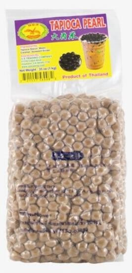 Black Tapioca Pearls For Tea: 1kg (2.2Lbs)