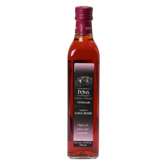 Cava Rose Vinegar: 17oz