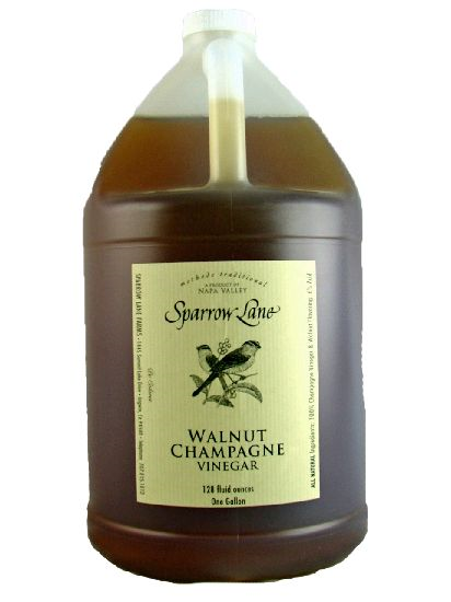Walnut Champagne Vinegar: 1 gal
